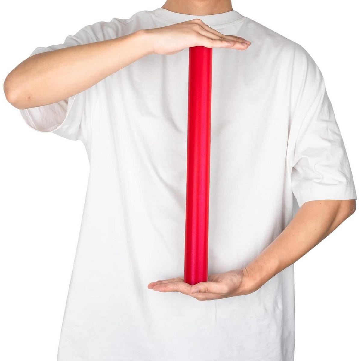 GESCHENKPAPIER rot matt 43,2 cm x 10 m - Rot, Papier (4/4/44cm)