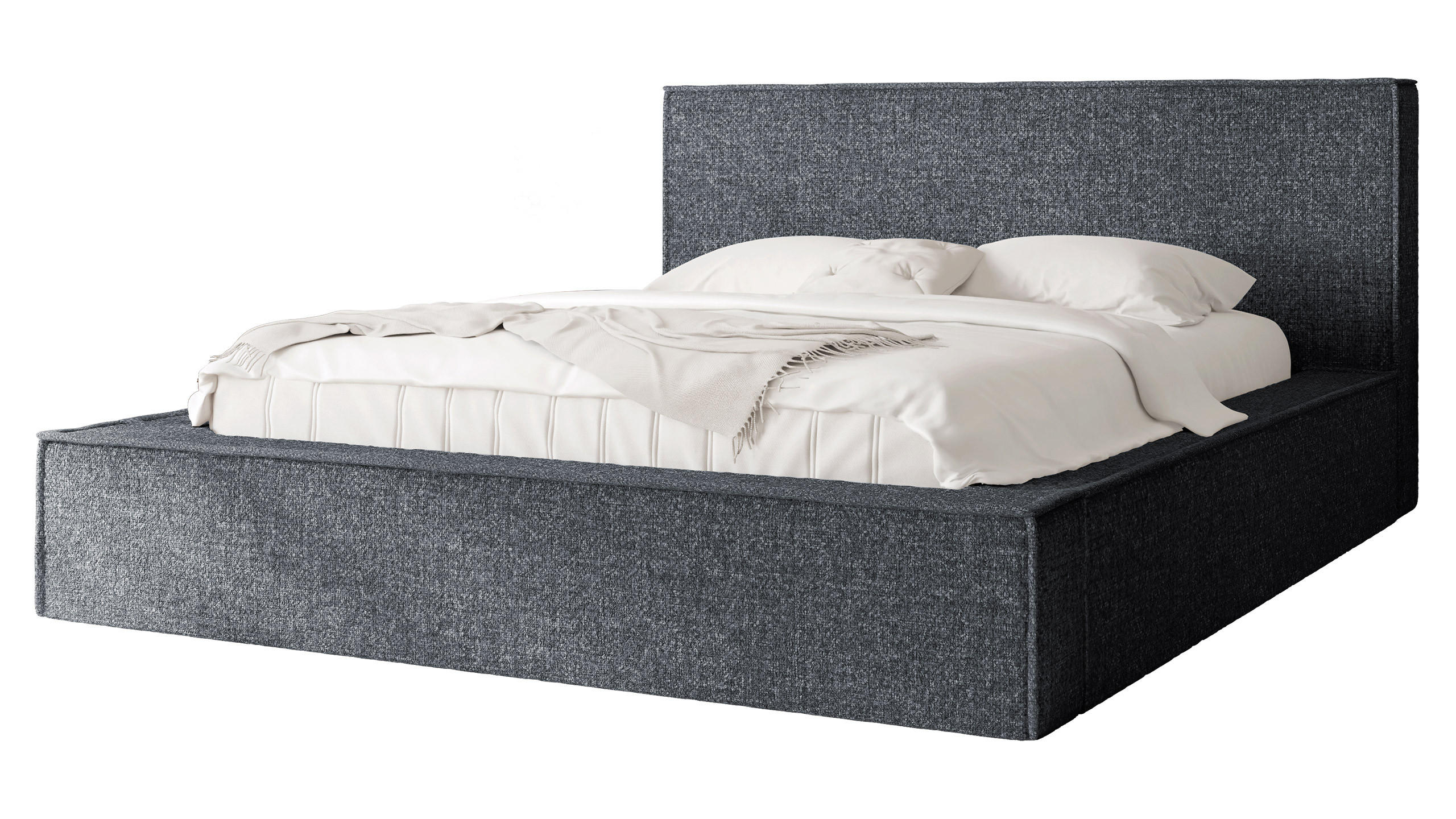 POLSTERBETT Glexi - Grau, Holz/Textil (140/200cm) - MIRJAN24