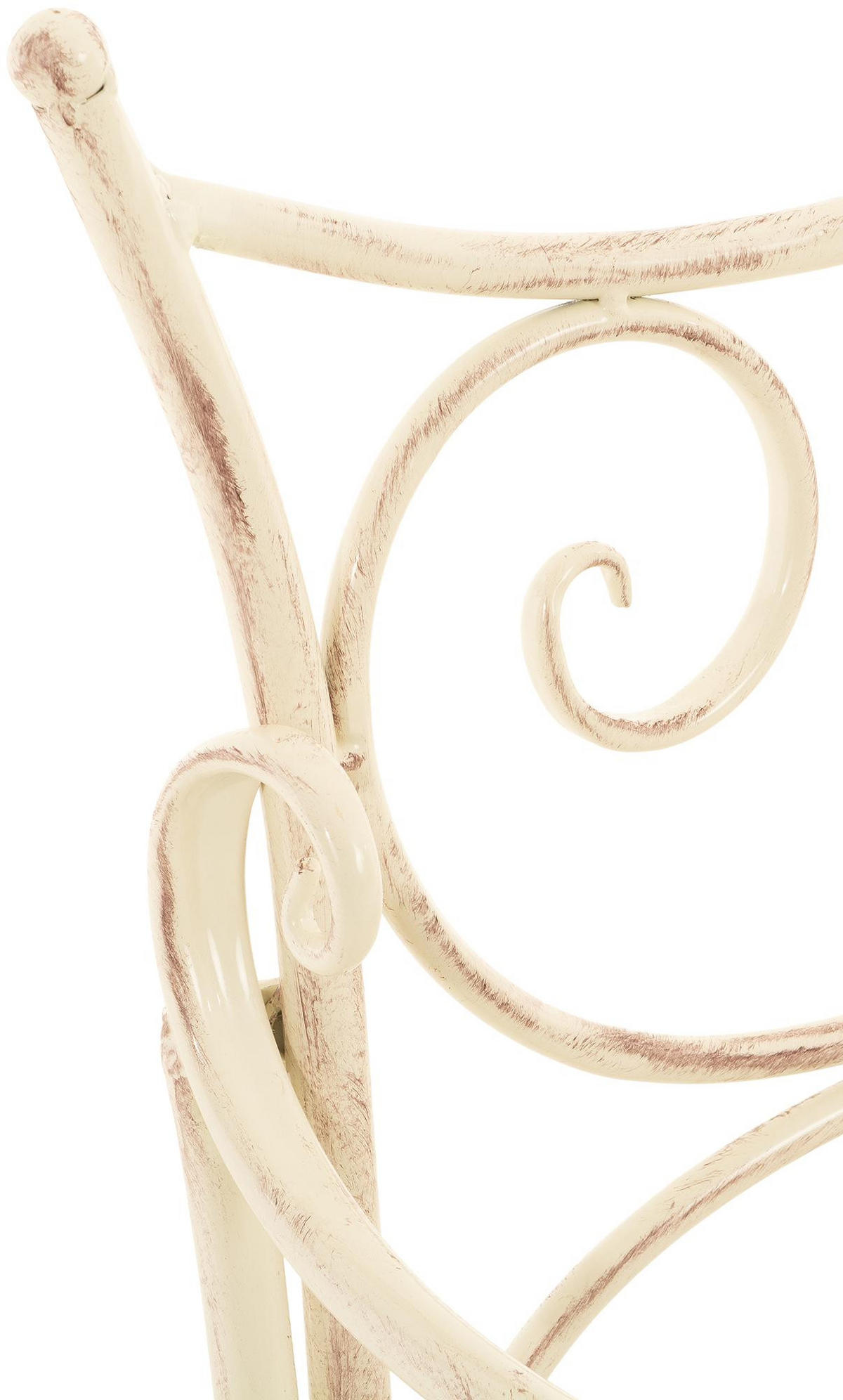 GARTENBANK Todor Metall Beige 113x47x89cm Metallbank - Beige, Metall (113/89/47cm) - DELUKE