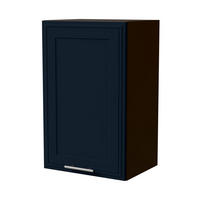 HÄNGESCHRANK Salo W2/45 Lava / Indigo Matt 45 / 32,5 / 72cm - Dunkelgrau/Dunkelblau, Holz/Holzwerkstoff (45/72/32.5cm) - Feldmann-Wohnen