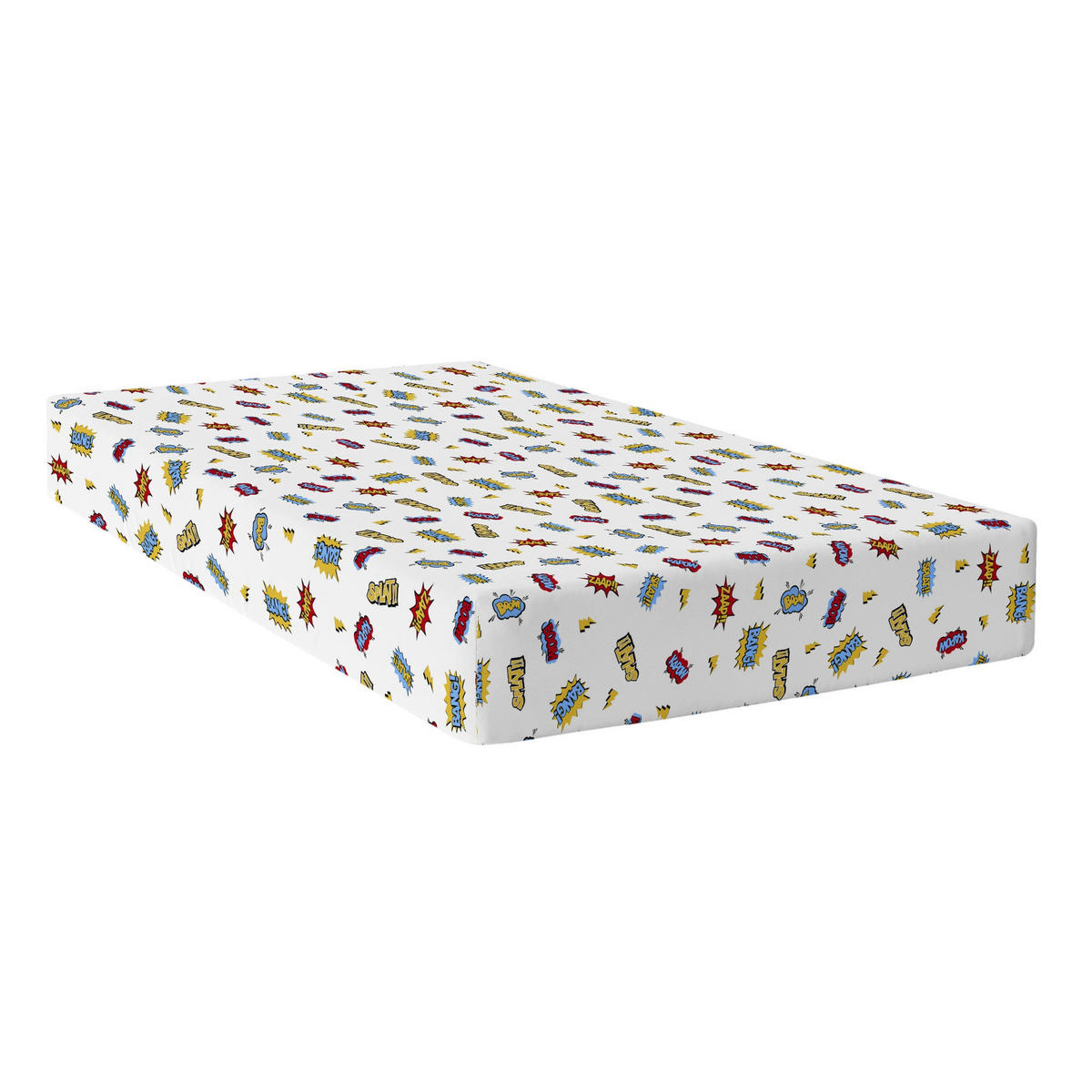 SPANNBETTTUCH bat 90x200x32 cm mehrfarbig - Multicolor, Textil (90/200cm) - Happy Friday