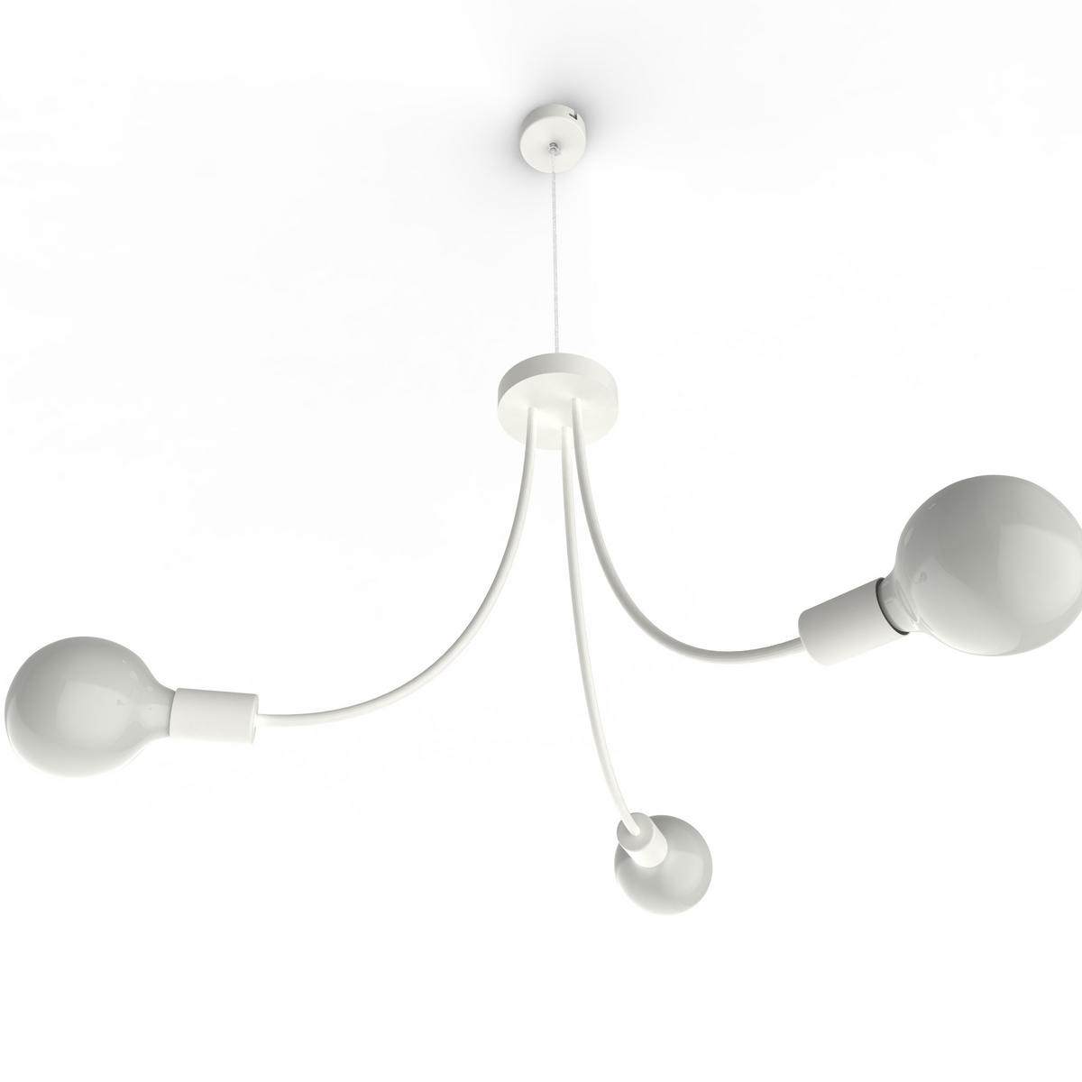 HÄNGELEUCHTE - Weiß, Metall (60/60/40cm) - Lumicom