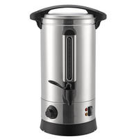 GLÜHWEINKOCHER Teramo 10 L - Silberfarben, Metall (30/50/23cm) - Juskys