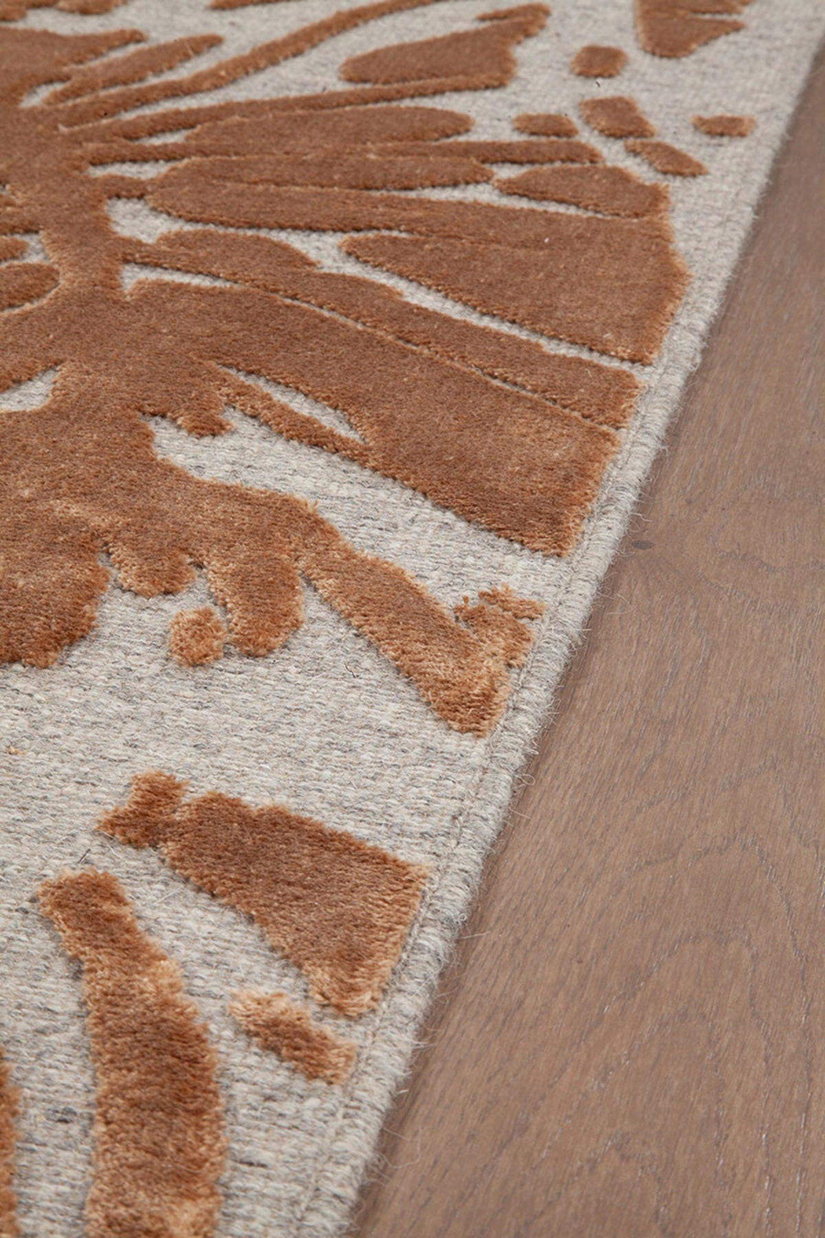 TEPPICH modern Wohn-/Schlafzimmer FOLIAGE Orange 160 x 230 cm - Orange, Textil (160/230cm) - Novatrend