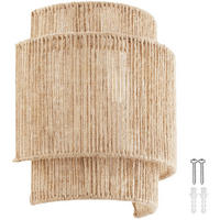 WANDLEUCHTE Lignea Lux,23 x 12 x 25,5 cm,natur - Naturfarben, Metall (23/25.5/12cm) - tectake