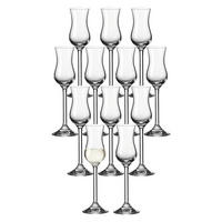 GRAPPAGLAS Daily transparent 100 ml 12er Set - Transparent, Glas (0.1L) - Leonardo Living