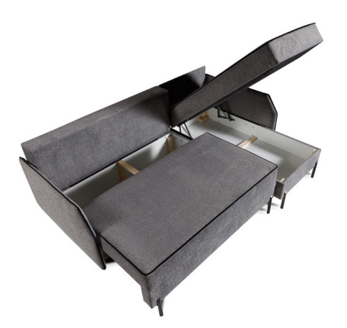 ECKSOFA Mehrfarbig Azio - Multicolor, Holzwerkstoff (213/155cm) - Sepro Meble