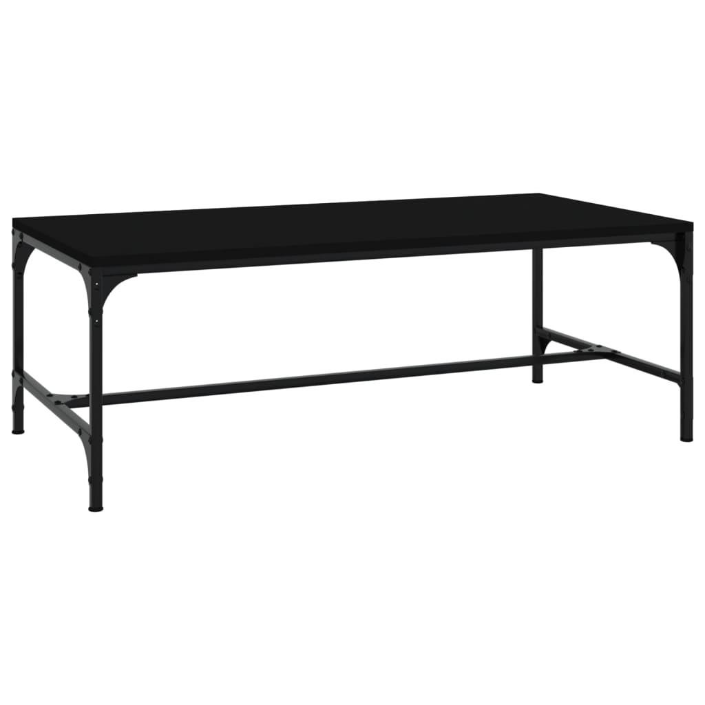 COUCHTISCH Schwarz 100x50x35 cm Holzwerkstoff - Schwarz, Holzwerkstoff (100/50/35cm) - furnicato