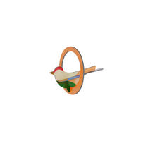 WANDSKULPTUR Bunt 8/8,1 cm - Multicolor, Wellpappe (0.05/8.1/9cm) - Studio Roof