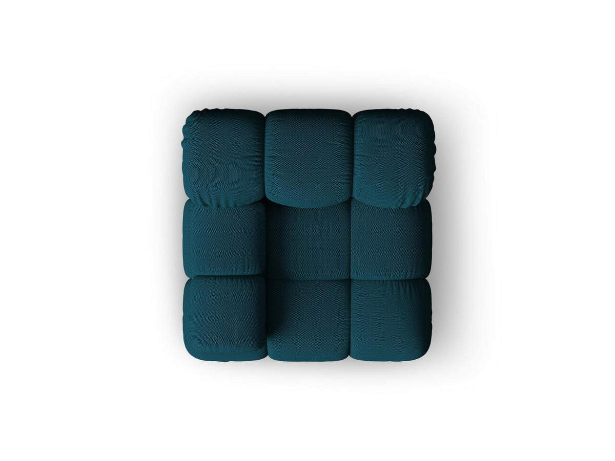 MODUL links Bellis aus 3D-Stoff marineblau - Blau, Textil (94/70/94cm) - Micadoni