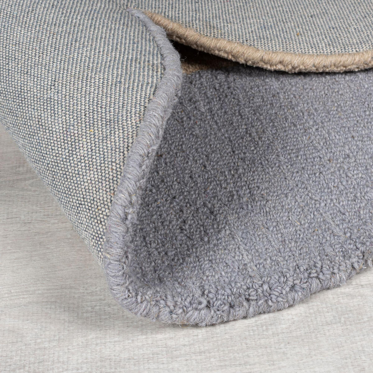 WOLLTEPPICH Kreis Wellenform, Wohnzimmer Multicolor Rechteckig 200x290 - Multicolor, Textil (200/290cm) - KADIMA DESIGN