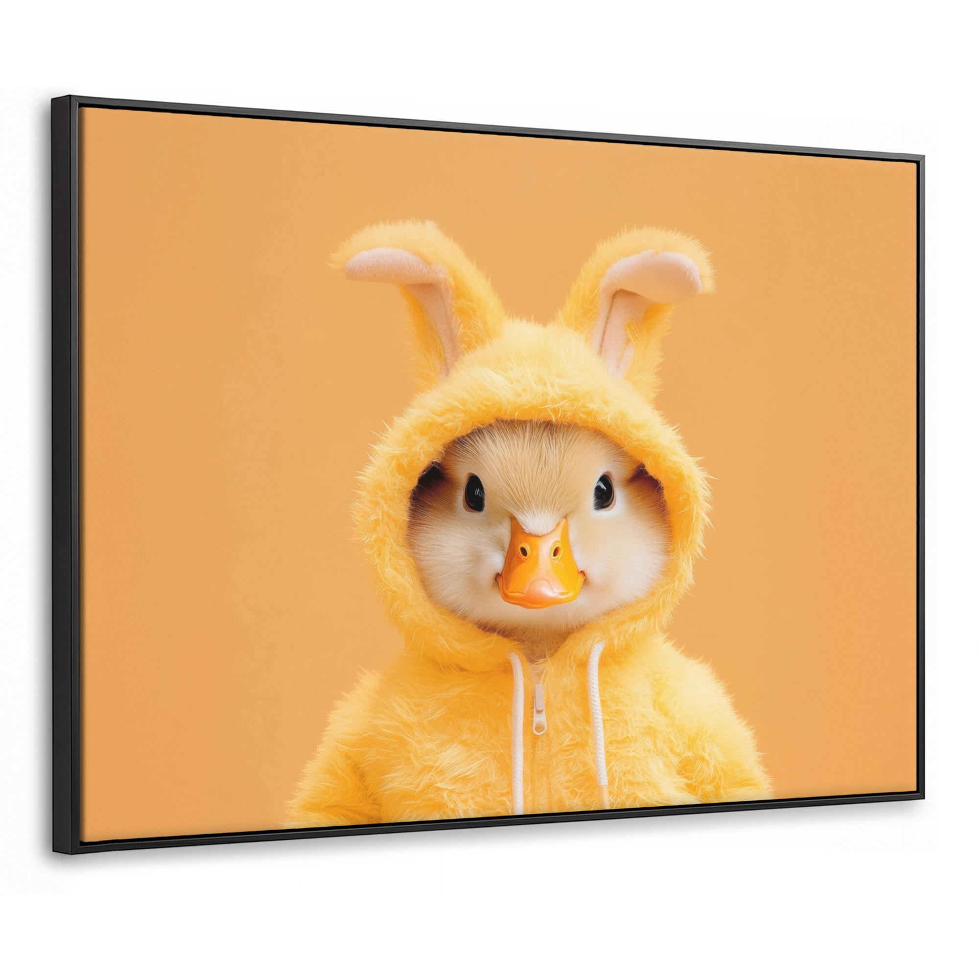 MuchoWow Leinwand Gelb 80x60 cm