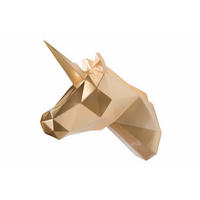 SKULPTUR Gold 17/36 cm - Goldfarben, Stein (2.1/36/40cm) - KUNSTLOFT
