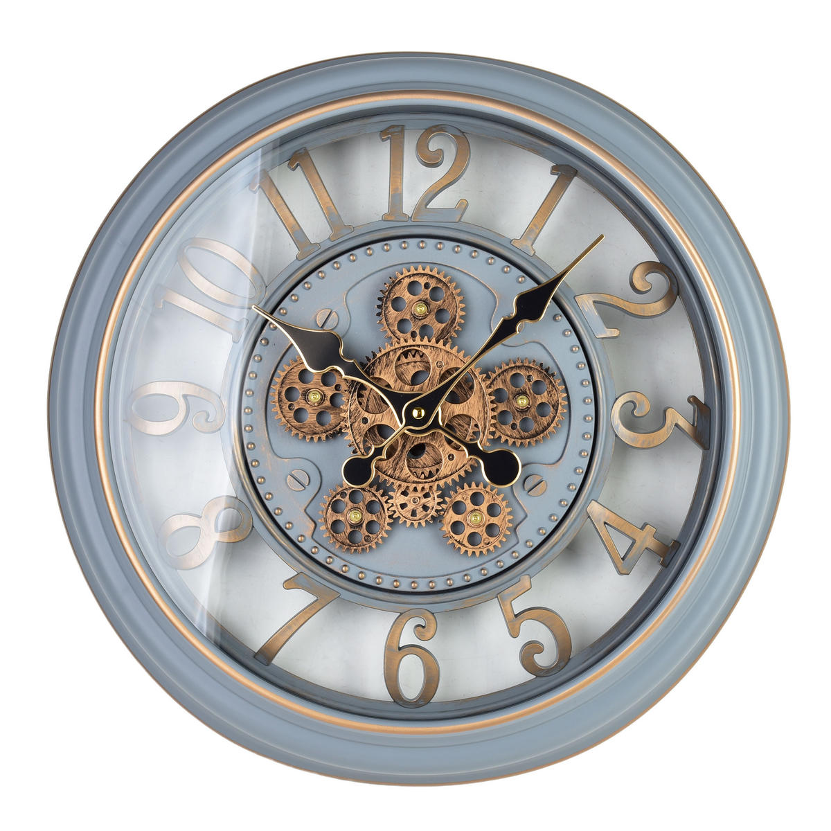 WANDUHR Ramsey Grau 45/7/45cm Kunstoff - Grau, Kunststoff (45/45/7cm) - Mondex