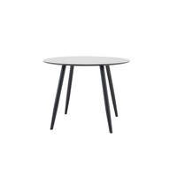 ESSTISCH PLAZA Schwarz 100x100x75 cm - Schwarz, Holzwerkstoff (100/100/75cm) - FURNLUX