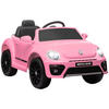 KINDER Elektroauto 12V Kinderauto mit 2,4G Fernbedienung, Musik, Hupe, 3-5 km/h - Rosa, Kunststoff (97/56.5/46cm) - AIYAPLAY