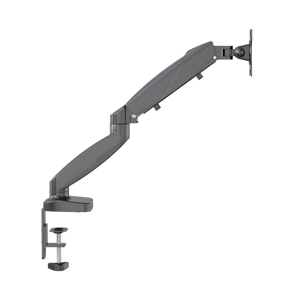 MONITORHALTERUNG Gimpo - Schwarz, Metall (52/11.5/47cm) - SVITA