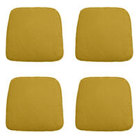SITZKISSEN Panama 48/48 cm 4er-Set - Gelb, Textil (48/5/48cm) - Madison