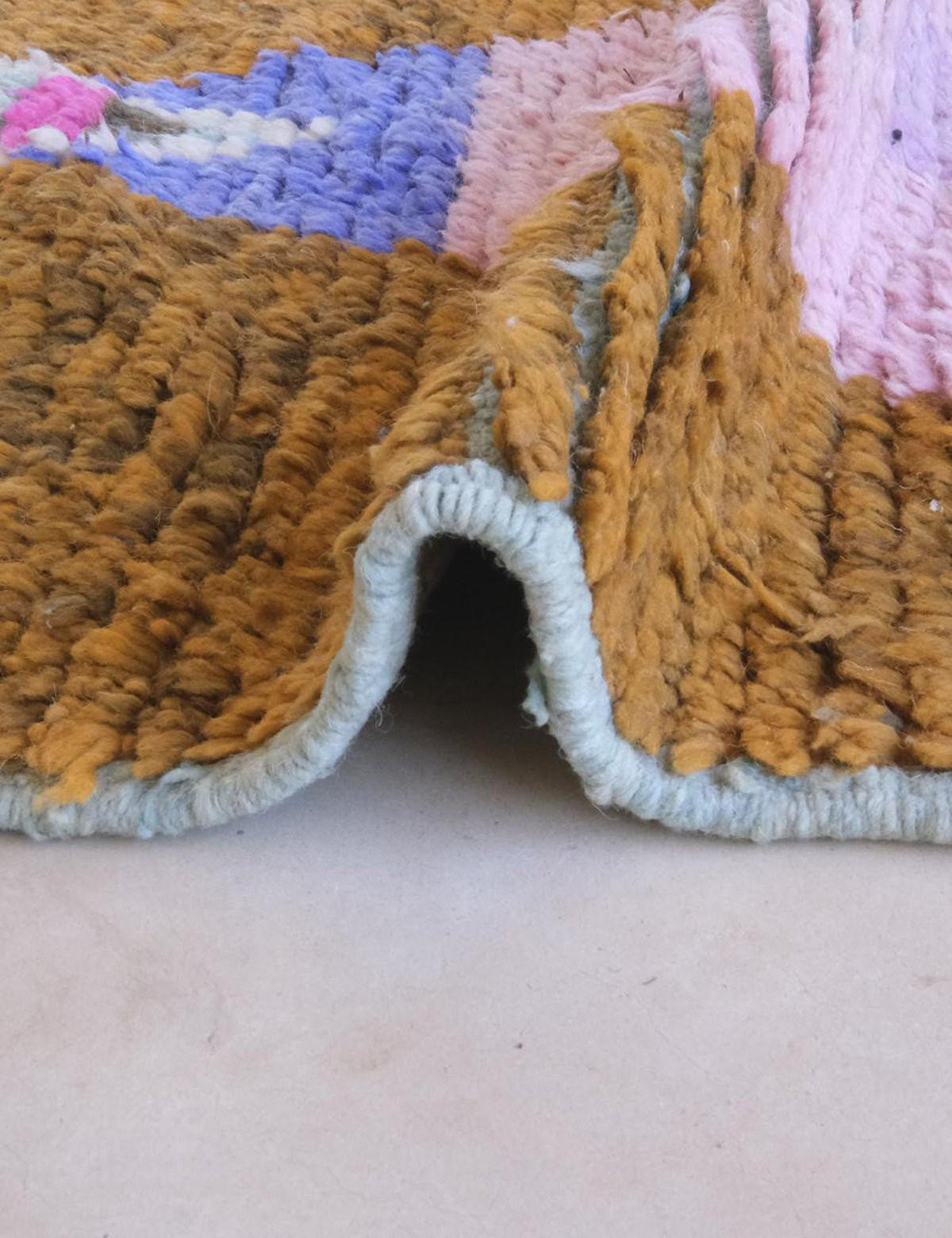 BERBERTEPPICH aus reiner Wolle mehrfarbig - Multicolor, Naturmaterialien (72/399cm) - AFK Living