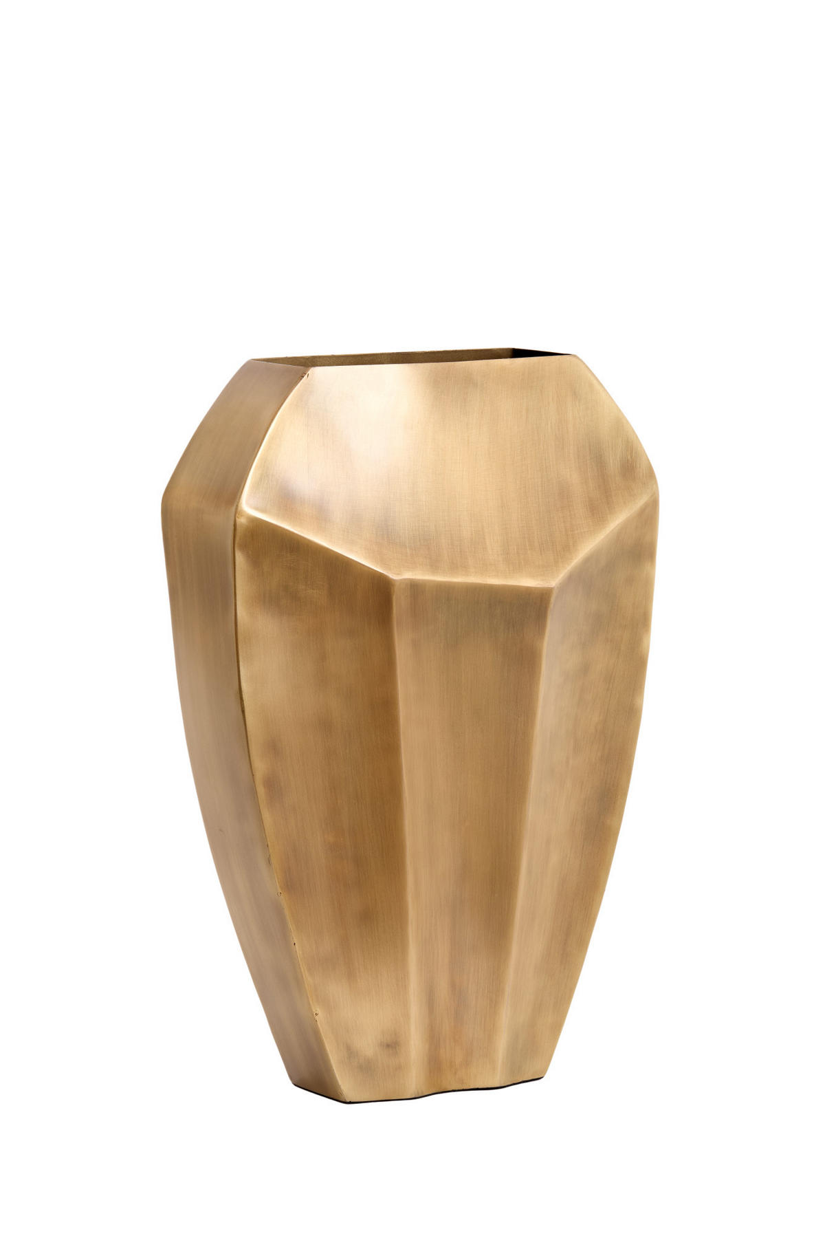 VASE Cordoba Bronze 30/13/45 cm - Bronzefarben, Metall (45cm) - Light & Living