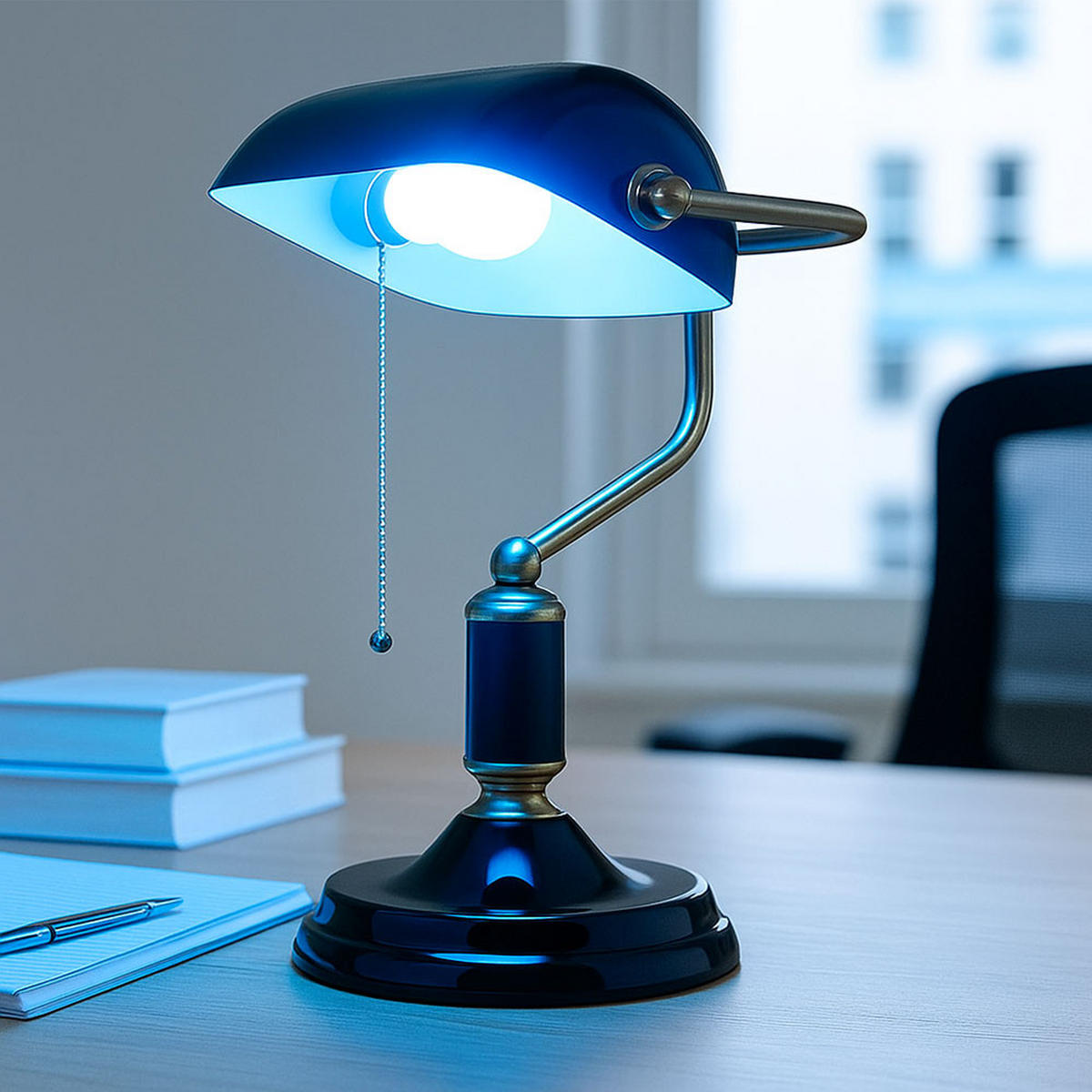 LED TISCHLEUCHTE Antique Anthrazit Gold - Anthrazit, Metall (26.5/18/34cm) - Globo Lighting