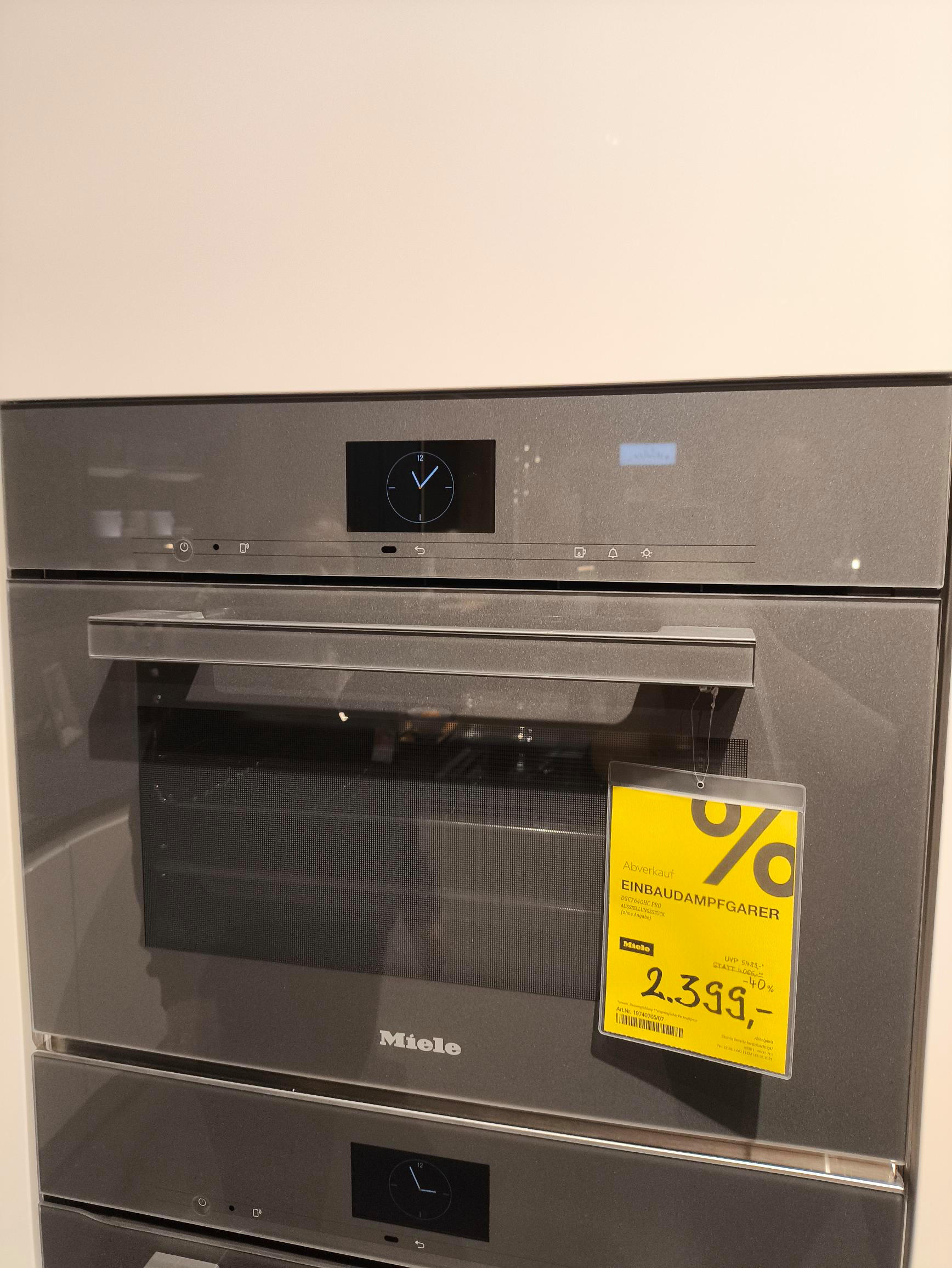 Miele Einbaudampfgarer DGC7640HC PRO - Miele