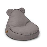 SITZSACK Outzy für Kinder, Bär, Taupe - Taupe, Textil (60/50/70cm) - MeowBaby