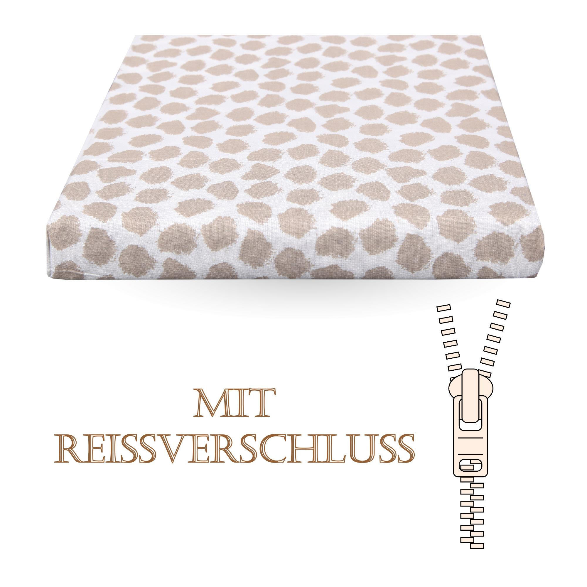 BETTWÄSCHE - Renforce Mistral 135x200cm - Beige, Naturmaterialien/Textil (135/200cm) - Bestlivings