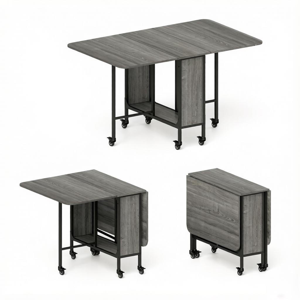 ESSTISCH 130/80/74 cm, Grau - Grau, Holzwerkstoff (130/80/74cm)