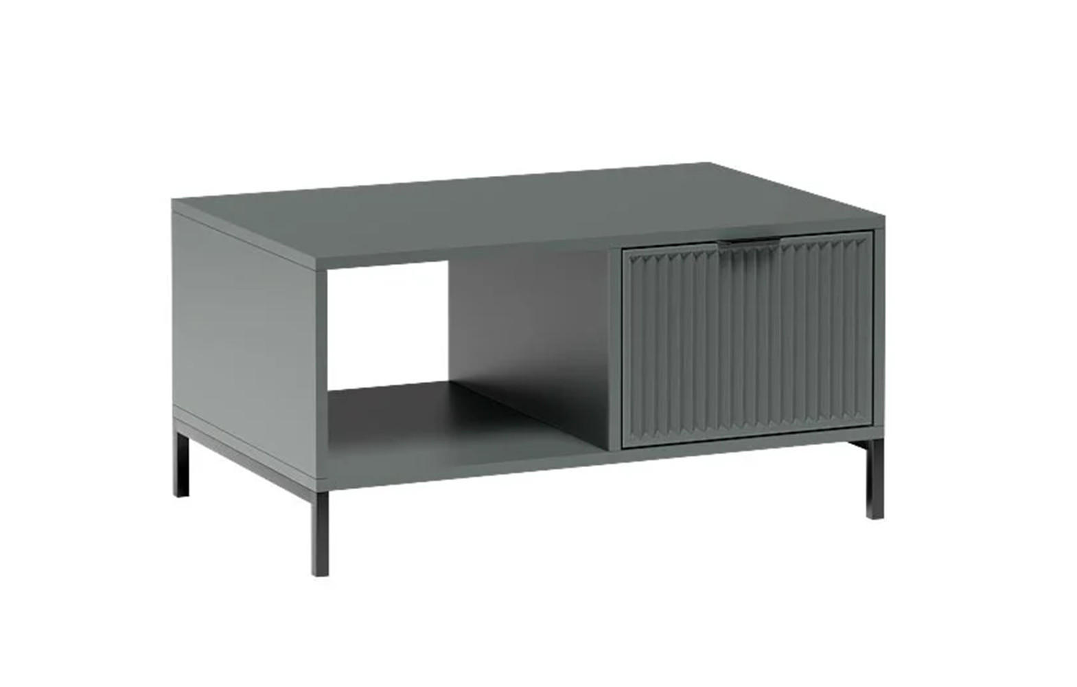 COUCHTISCH LINKA STYLES LS-06 - Dunkelgrün, Holzwerkstoff (58/90/46cm) - Meblini