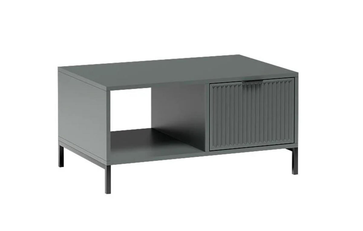 COUCHTISCH LINKA STYLES LS-06 - Dunkelgrün, Holzwerkstoff (58/90/46cm) - Meblini