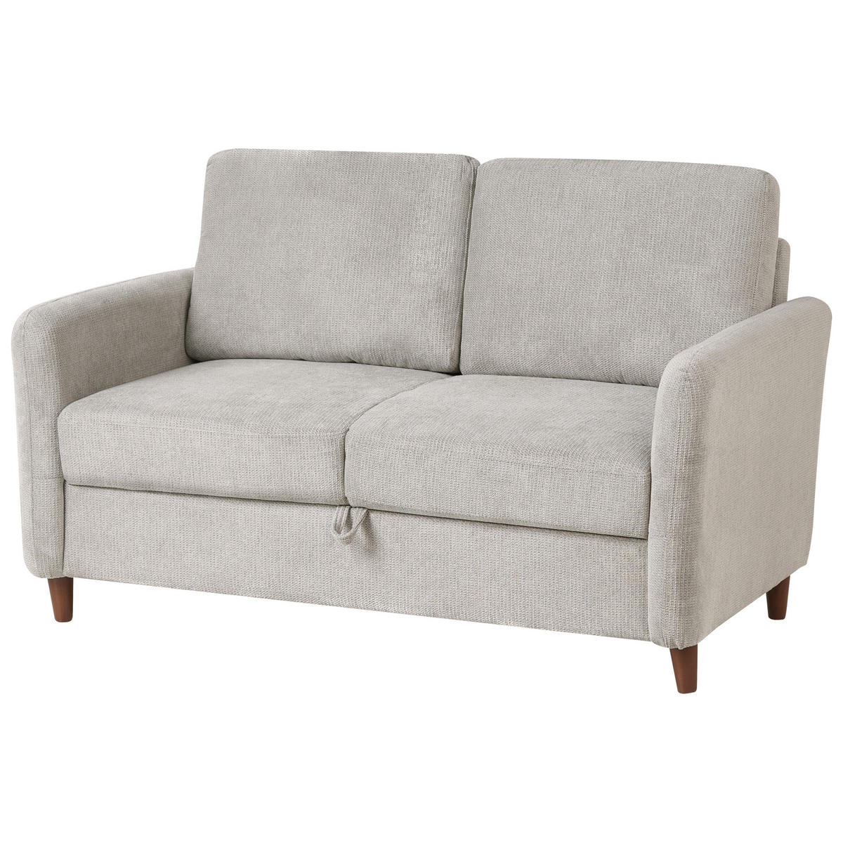 2-SITZER-SOFA Stoff Grau Mare - Grau, Textil (143/88/77cm) - Beliani