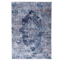 VINTAGE-TEPPICH Cecilia 70x140 cm - Blau, Textil (70/140cm) - Gino Falcone