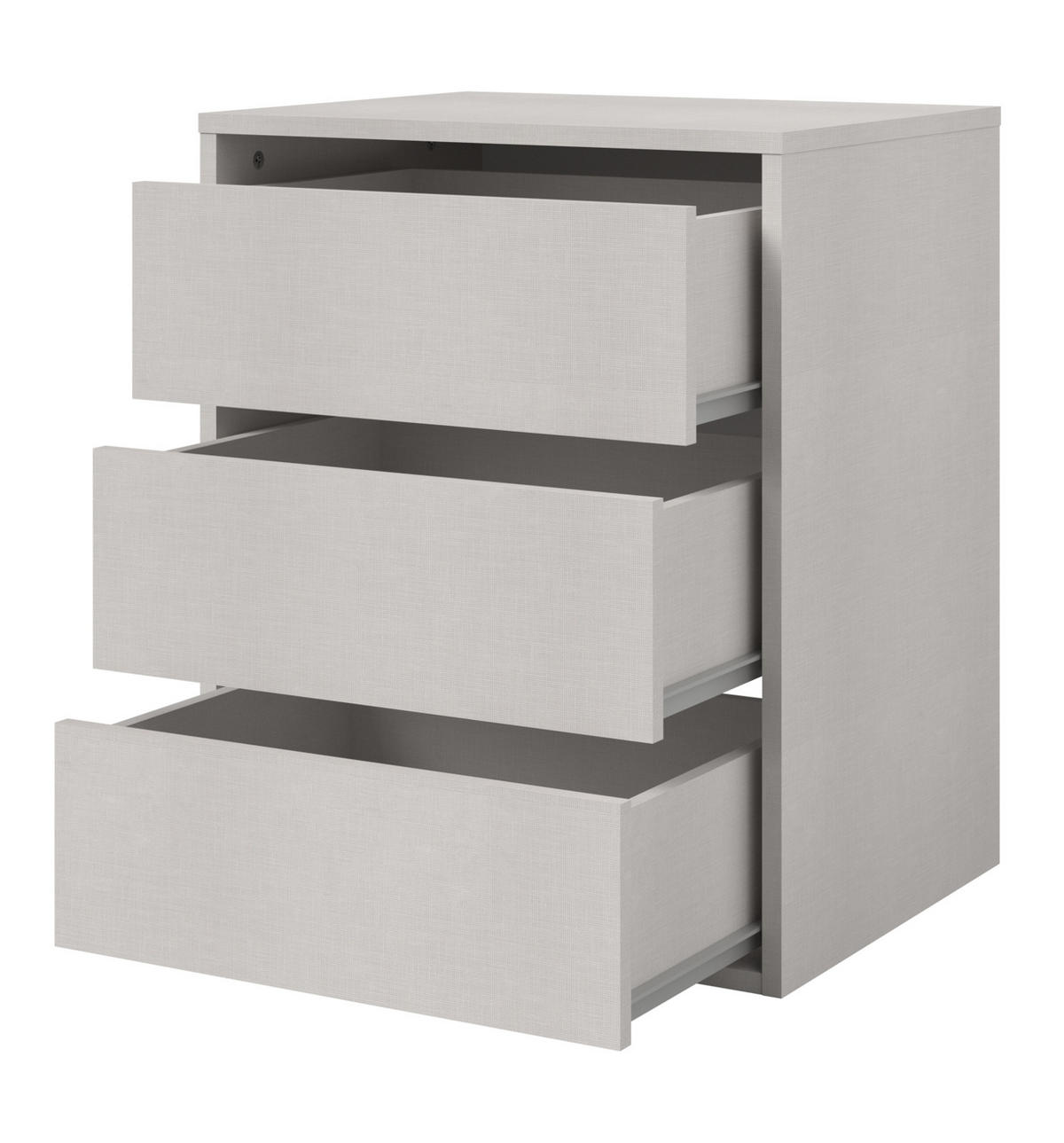 KLEIDERSCHRANK Eiche Jackson 178 cm, Schwebetürenschrank 2-türig mit Spiegel und Schubkasteneinsatz - Eichefarben, Glas/Holzwerkstoff (178/203/59cm) - Parisot Meuble