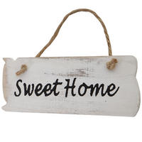 WANDSCHILD MY OWN PLACE SHABBY-LOOK Reinweiß - Weiß, Holz (25/10/1cm) - MCW