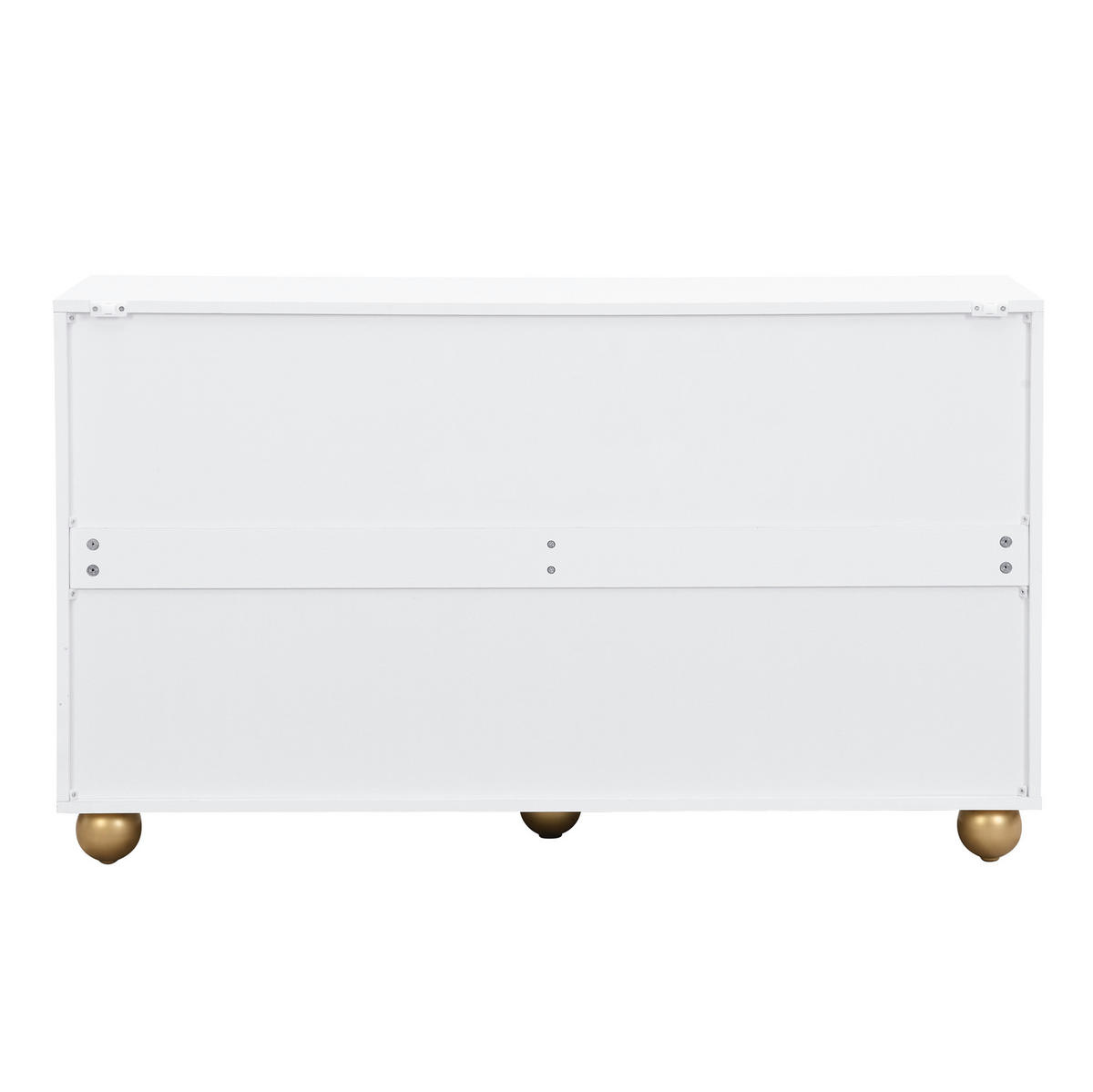 SIDEBOARD aus MDF 120x35x71,5 cm Weiß mit 4 Türen und verstellbaren Einlegeböden - Weiß, Holzwerkstoff (120/71.5/35cm) - IVMEU