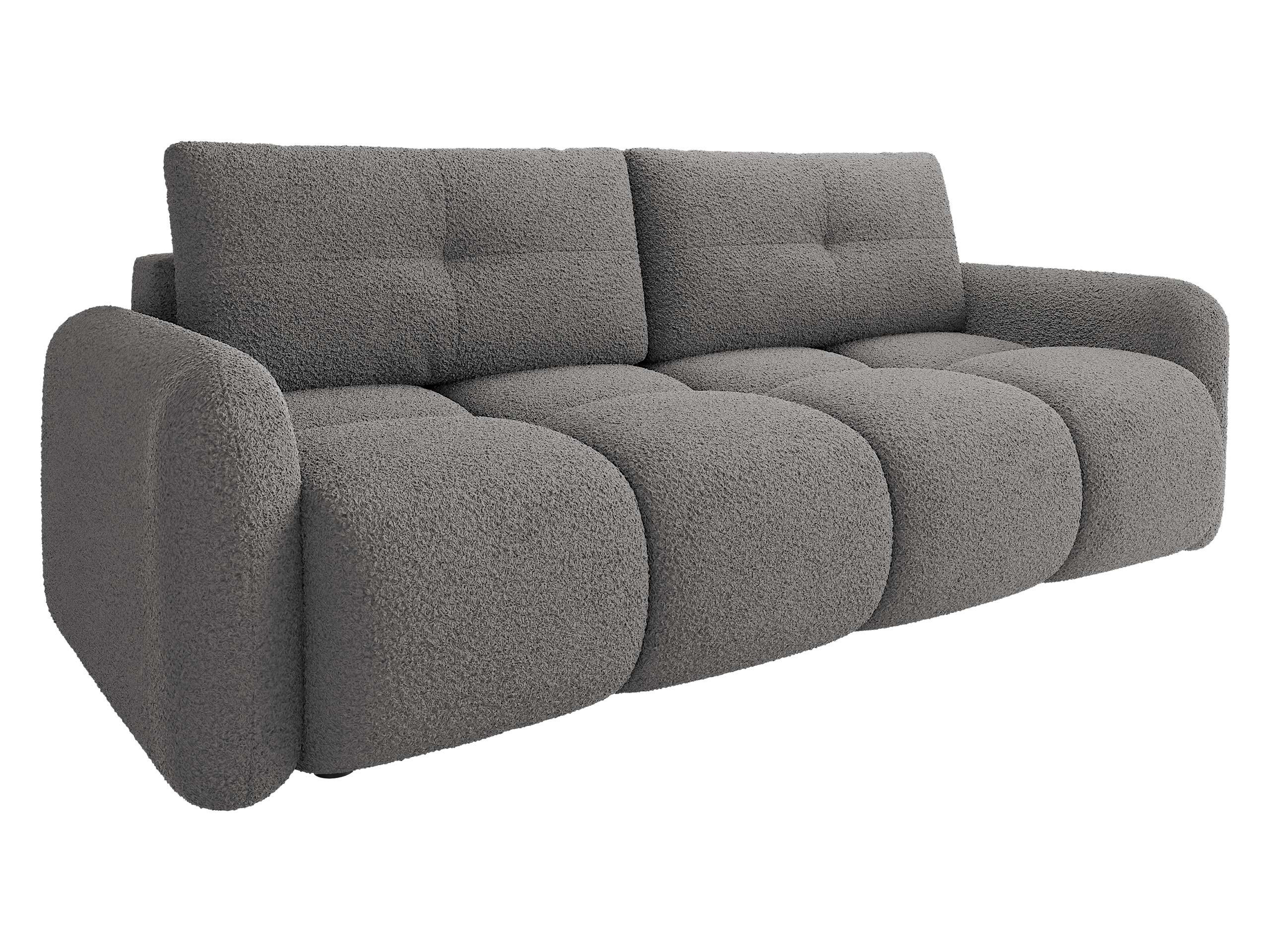 SCHLAFSOFA Sandy - Greige/Schwarz, Holz/Kunststoff (232/94/121cm) - MIRJAN24