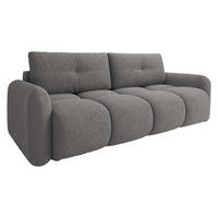 SCHLAFSOFA Sandy - Greige/Schwarz, Holz/Kunststoff (232/94/121cm) - MIRJAN24