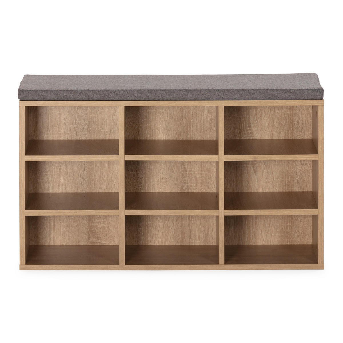 SCHUHBANK Samuel Eichenfarbe - Honigeiche, Holzwerkstoff (81/50/31cm) - VS Venta-stock