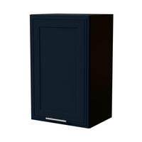 HÄNGESCHRANK Salo W2/45 Schwarz / Indigo Matt 45 / 32,5 / 72cm - Schwarz/Dunkelblau, Holz/Holzwerkstoff (45/72/32.5cm) - Feldmann-Wohnen