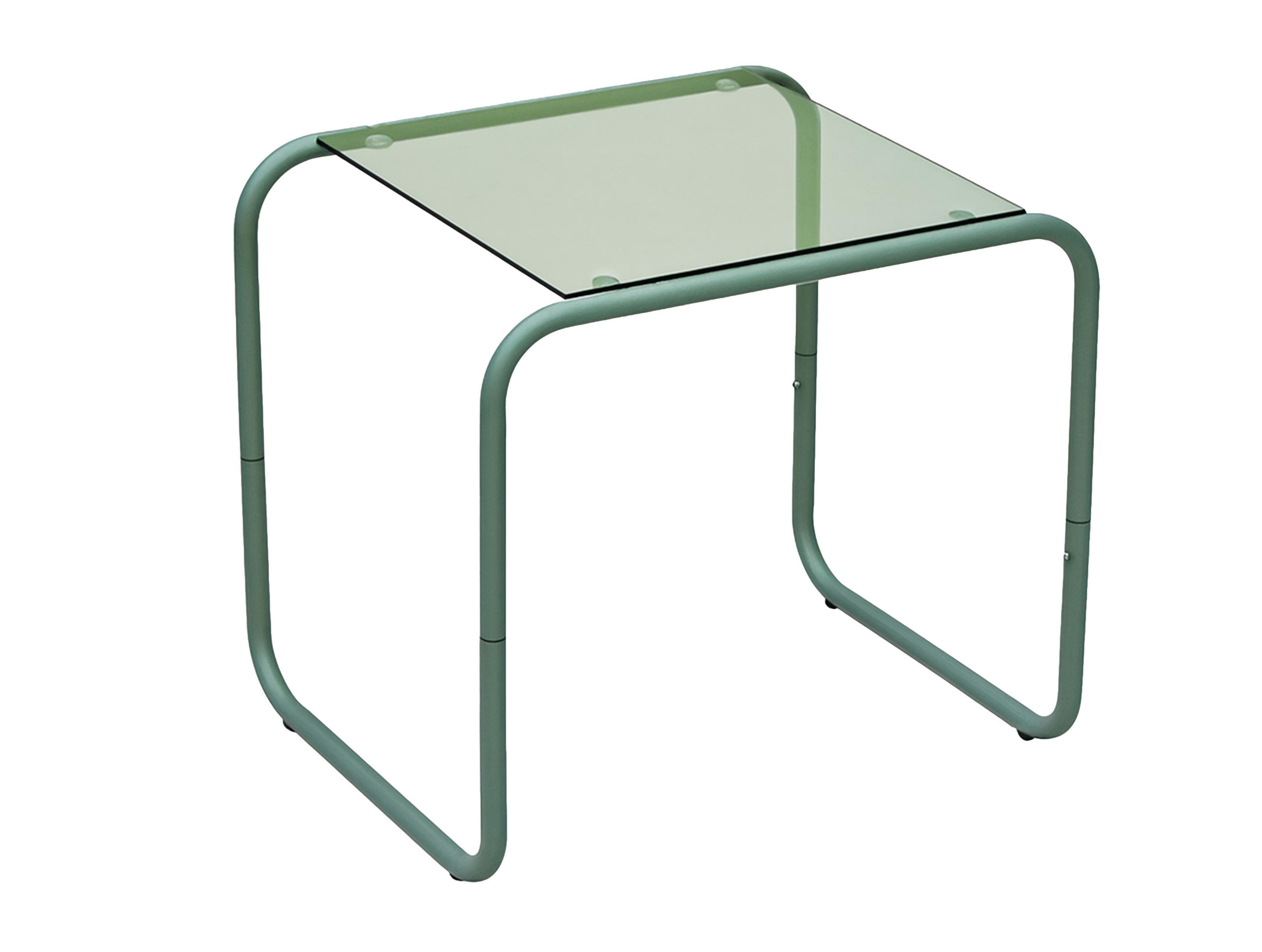BEISTELLTISCH Ventana - Grün - 50/40/45 cm - Grün, Metall (50/40/45cm) - Leitmotiv