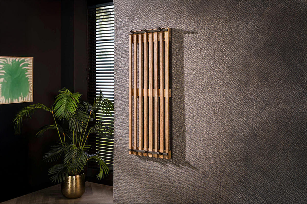 GARDEROBE JACINTA Braun Mango - Braun, Metall (37/100/10cm) - KAWOLA