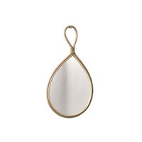 BOHO-SPIEGEL Matisse 37/20 cm - Beige, Naturmaterialien (20/37/37cm)