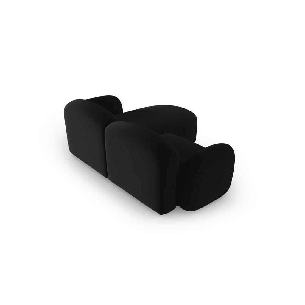 Thumbnail - Micadoni Ecksofa, Schwarz, Textil, 3-Sitzer, L-Form, 194x155 cm, Hergestellt in Europa, Wohnzimmer, Sofas & Couches, Woh...