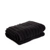 BADETUCH Astri schwarz 70x130 cm - Schwarz, Textil (70/130cm) - Homla