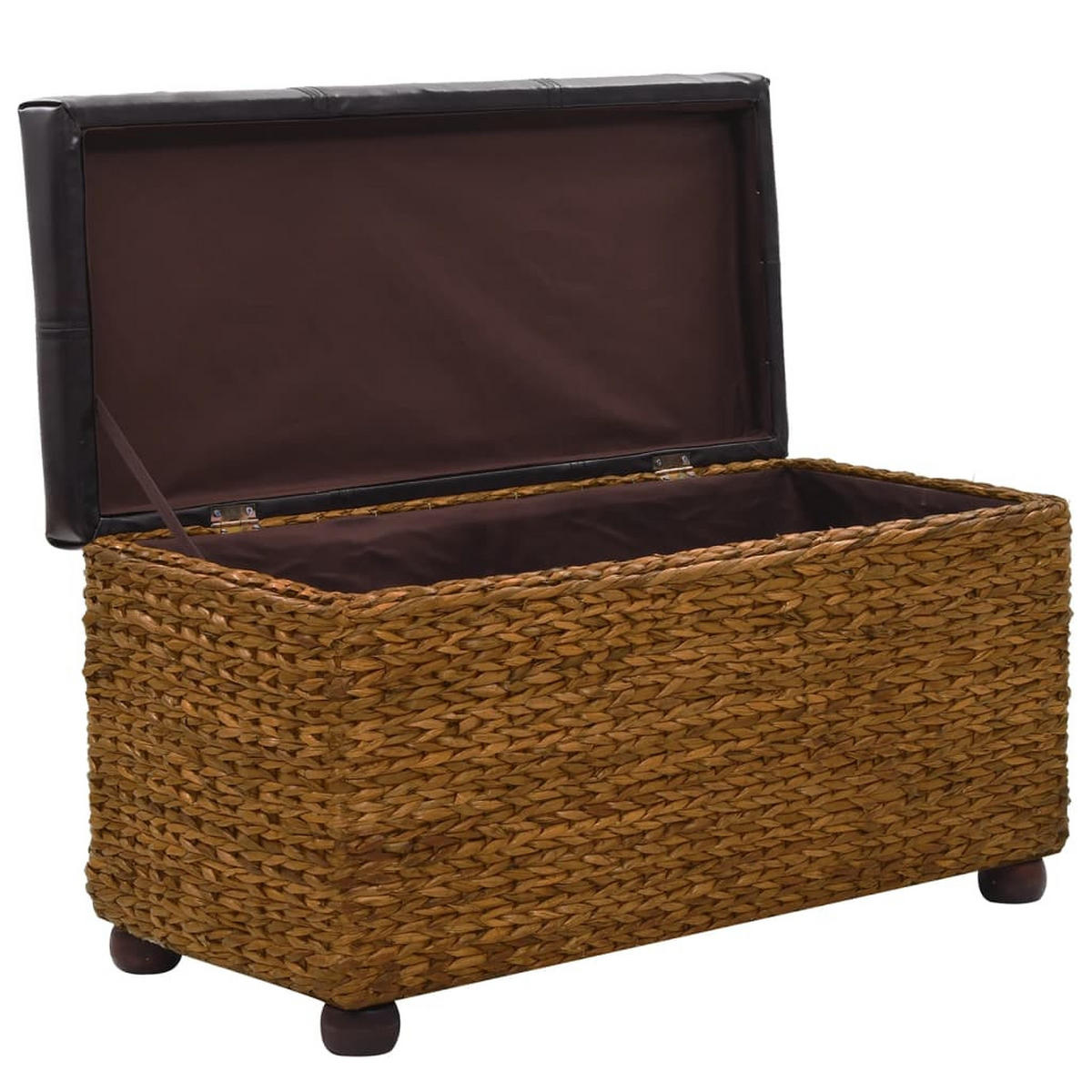 SITZBANK 2er Set Seegras Braun - Braun, Naturmaterialen (40/45/85cm) - vidaXL