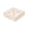 SITZKISSEN Rajput creme 40/40/8 cm - Beige, Textil (40/40/8cm) - Homescapes