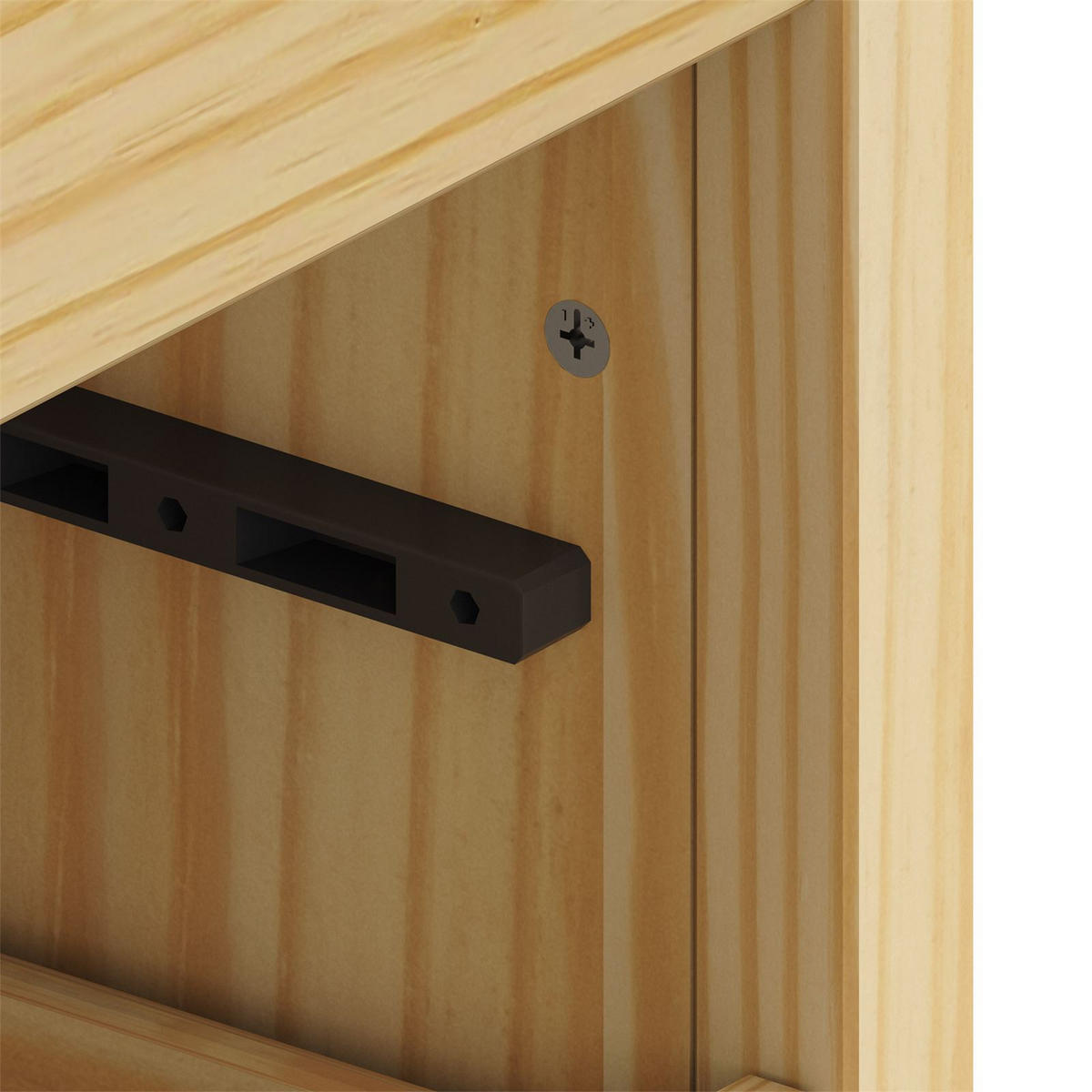 KOMMODE AMIRA - Naturfarben, Holz (83/152/41cm) - IDIMEX