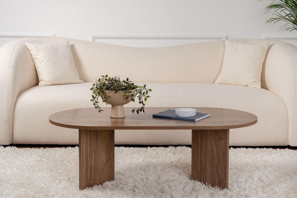 COUCHTISCH sable Braun - Braun, Holzwerkstoff (119/60/40cm) - Habitat Garten