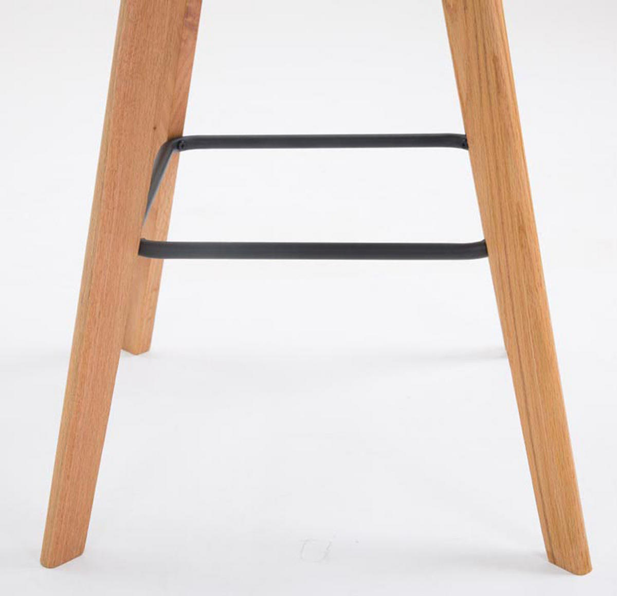 BARHOCKER 2er Set Meta Kunststoff natura grau - Grau, Holz/Kunststoff (48/112/56cm) - TPFLiving